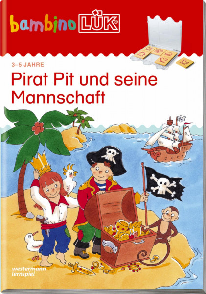 bambinoLÜK-Übungshefte / bambinoLÜK: Kindergarten / 3/4/5 Jahre: Pirat Pit und seine Mannschaft (bambinoLÜK-Übungshefte: Kindergarten)