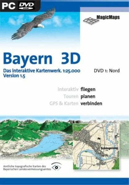 Bayern 3D Version 1.5, Nord (DVD-ROM)