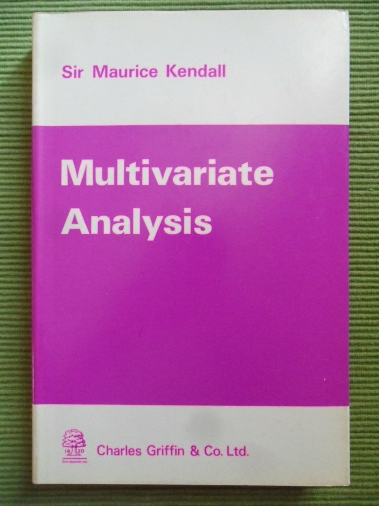 Multivariate Analysis Buch Griffin