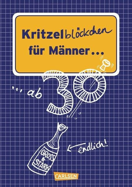 Kritzelblöckchen für Männer ab 30