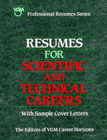 Resumes Science/Technical Careers