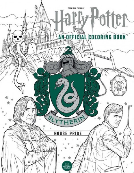 Harry Potter: Slytherin House Pride: The Official Coloring Book: (Gifts Books for Harry Potter Fans, Adult Coloring Books)