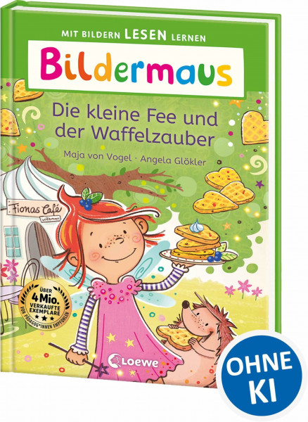 Bildermaus - Die kleine Fee und der Waffelzauber: Mit Bildern lesen lernen - Ideal für die Vorschule und Leseanfänger ab 5 Jahren - Mit Leselernschrift ABeZeh