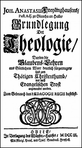 Grundlegung der Theologie (Historia Scientiarum)