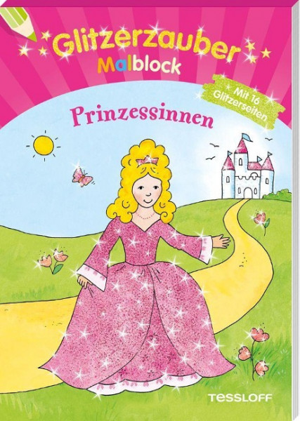 Glitzerzauber-Malblock Prinzessinnen