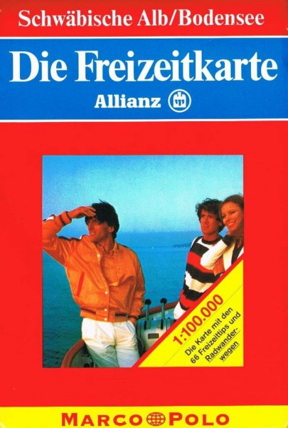 Die Freizeitkarte Allianz, Bl.33, Schwäbische Alb, Bodensee