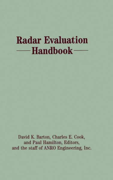 (IPF)RADAR EVALUATION HANDBOOK (Artech House Radar Library)