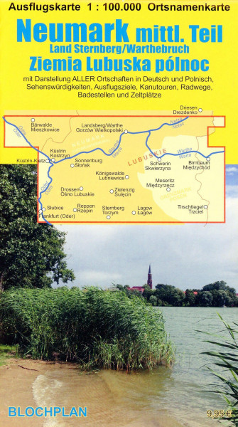 Landkarte Neumark - mittlerer Teil