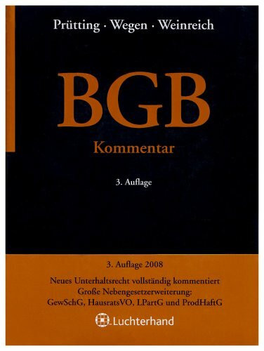 BGB. Kommentar