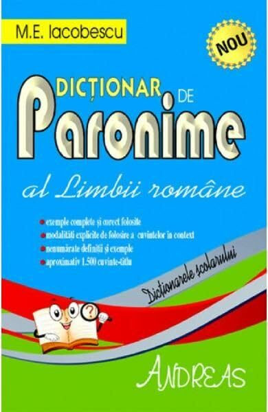 Dictionar De Paronime Al Limbii Romane