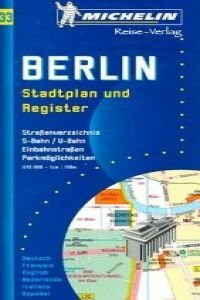 Berlin : Stadtplan und Register. Straßenverzeichnis, S-Bahn/U-Bahn, Einbahnstraßen, Parkmöglichkeiten. 1 : 15.000