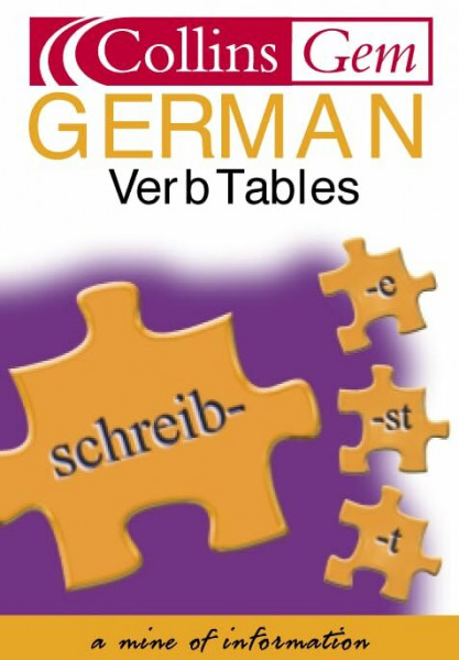 German Verb Tables (Collins Gem)