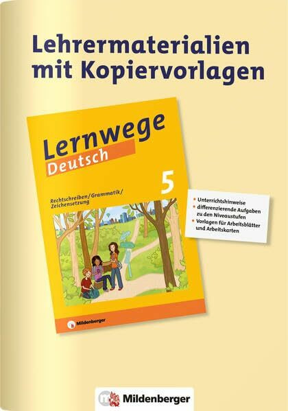 Lehrerservice „Rechtschreiben / Grammatik / Zeichensetzung 5“: Lernwege Deutsch – Lehrerservice für die Sekundarstufe 1 (Lernwege Deutsch: Arbeitshefte und Lehrerservice für die Sekundarstufe 1)