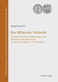 Das Milieu des Verdachts