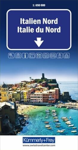Kümmerly+Frey Strassenkarte Italien Nord 1:650.000: Inkl. Transitpläne, Ortsverzeichnis und Reiseinformationen Kümmerly+Frey Strassenkarte Italien Nord 1:650.000: Inkl. Transitpläne, Ortsverzeichnis und Reiseinformationen