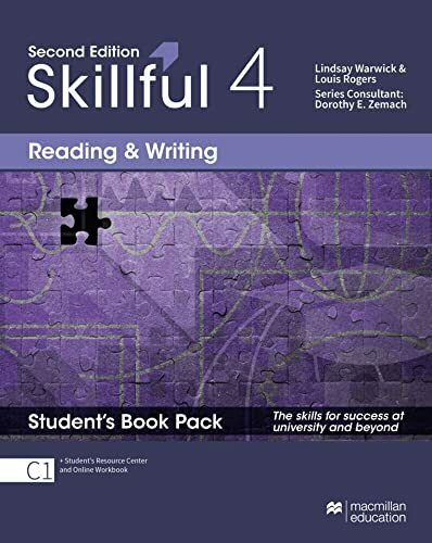 Skillful 2nd edition Level 4 – Reading and Writing: The skills for success at university and beyond / Student’s Book with Student’s Resource Center and Online Workbook