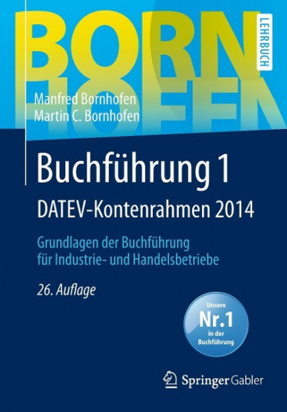 Buchführung 1 DATEV-Kontenrahmen 2014