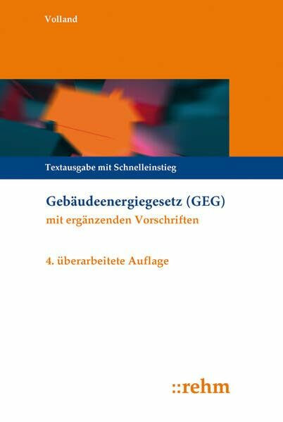 Gebäudeenergiegesetz (GEG): Textausgabe mit Schnelleinstieg
