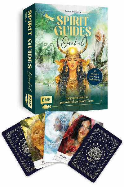Orakel-Kartenset: Spirit Guides | 49 Energiekarten mit Begleitbuch: Begegne deinem persönlichen Spirit Team – Engel, Naturgeister, Gottheiten aus ... und Religion und aufgestiegene Meister*innen