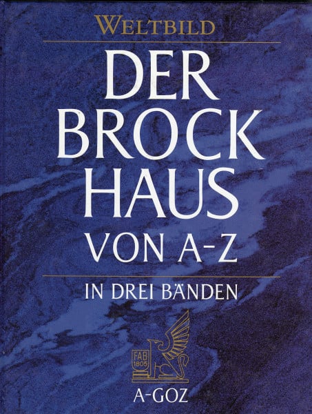 Der Brockhaus von A-Z - Komplett in drei Bänden