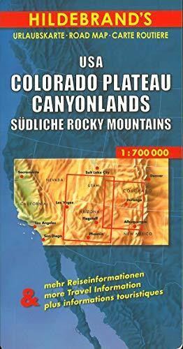 Hildebrand's Urlaubskarten, USA, Colorado Plateau, Canyonlands, Südliche Rocky Mountains (Hildebrand's USA maps)