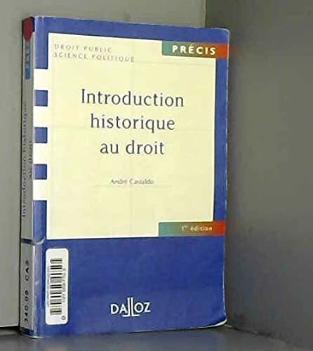Introduction historique au droit