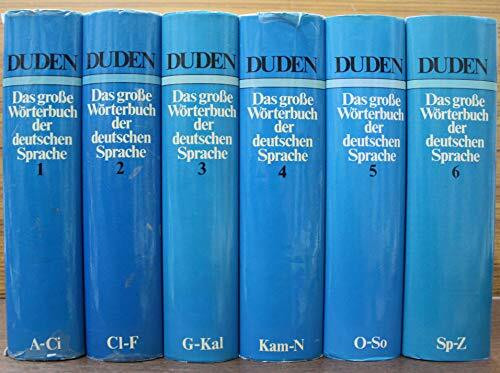 GROSSES WOERTERBUCH 6 VOLS,