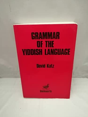 Grammar of the Yiddish Language