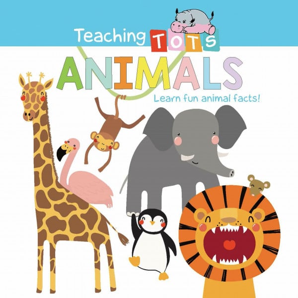 Teaching Tots: Animals - Padded Board Book - Educational