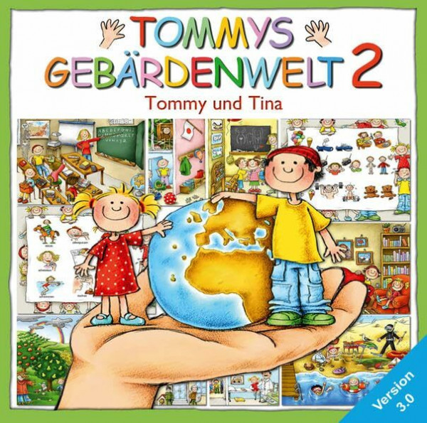 Tommys Gebärdenwelt 2: Deutsche Gebärdensprache für Kinder. 2. Teil, CD-ROM