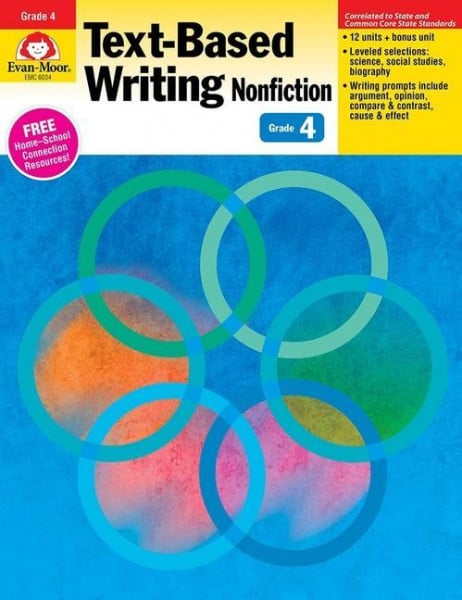 Text-Based Writing, Grade 4 Teacher Resource