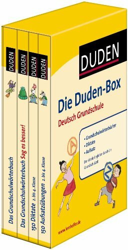 Die Duden-Box Deutsch Grundschule: Grundschulwörterbücher - Diktate - Aufsatz (Duden - Lernhilfen)
