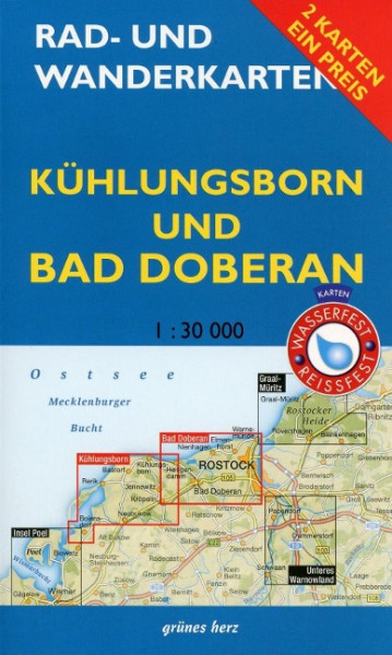 Rad- und Wanderkarten-Set: Kühlungsborn und Bad Doberan