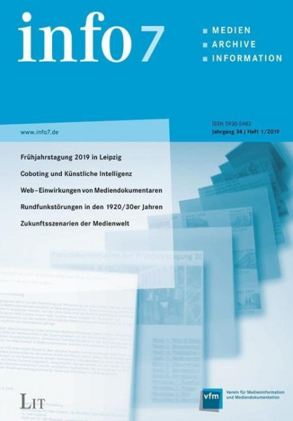 Info 7. Jahrgang 34, Heft 1/2019