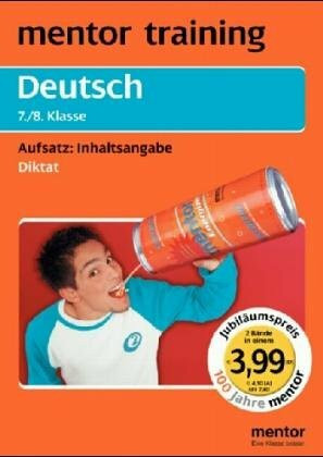 Deutsch 7./8. Klasse: Diktat. Aufsatz: Inhaltsangabe. Wendebuch
