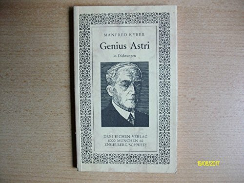 Genius Astri: 34 Dichtungen