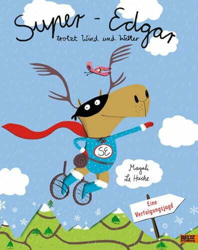 Super-Edgar trotzt Wind und Wetter: Eine Verfolgungsjagd. Vierfarbiges Pappbilderbuch