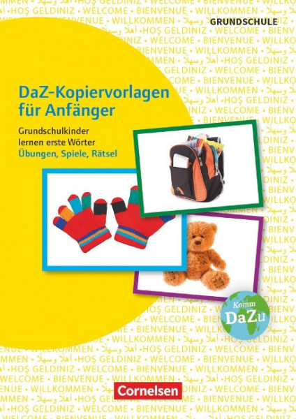 Deutsch lernen mit Fotokarten - Grundschule. Grundschulkinder lernen erste Wörter - Übungen, Spiele, Rätsel - Kopiervorlagen