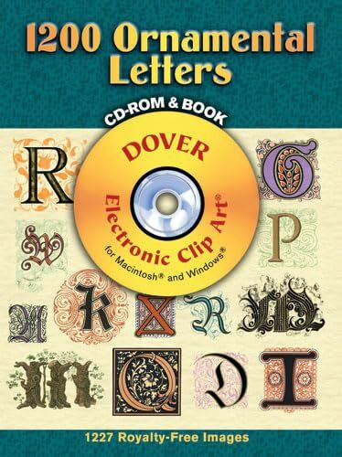 1200 Ornamental Letters (Dover Electronic Design)