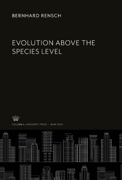 Evolution Above the Species Level