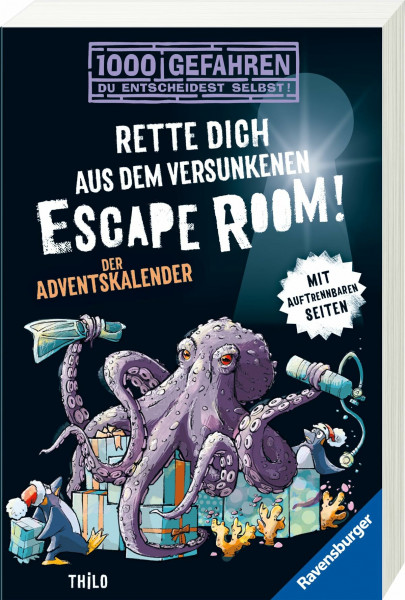 1000 Gefahren - Der Adventskalender - Rette dich aus dem versunkenen Escape Room!