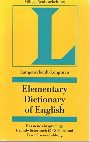 Langenscheidts Elementary Dictionary of English