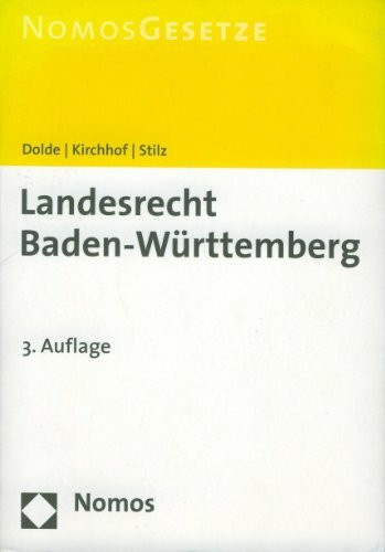 Landesrecht Baden-Württemberg: Textsammlung