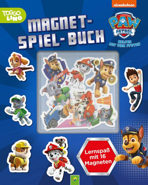 PAW Patrol Magnet-Spiel-Buch: Lernspaß mit 16 Magneten. Für Kinder ab 4 Jahren