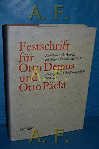 Festschrift für Otto Demus und Otto Pächt.