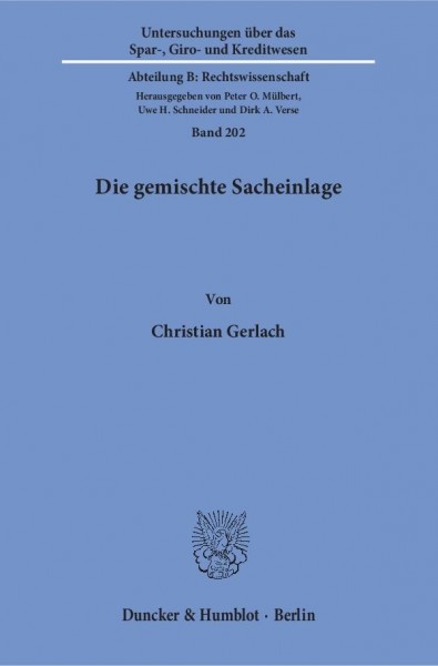 Die gemischte Sacheinlage