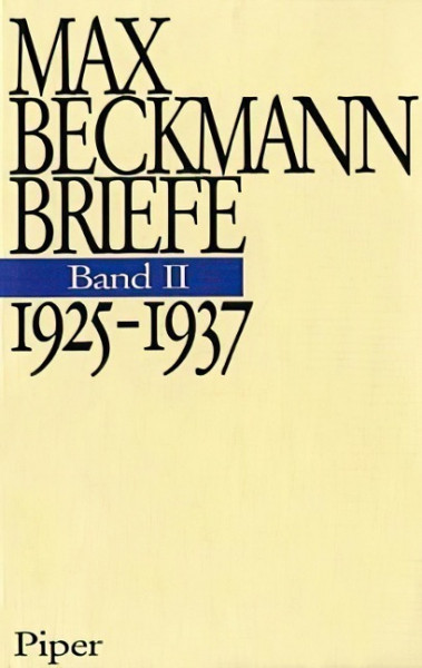 Briefe. 1925 - 1937
