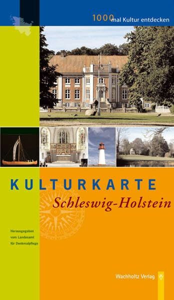 Kulturkarte Schleswig-Holstein: 1000 mal Kultur entdecken. Karte + Begleitbuch