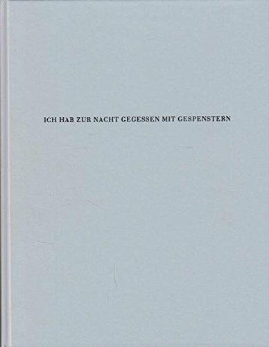 Ich hab zur Nacht gegessen mit Gespenstern - Lammert, Mark: Blockade - Lithografien /Radierungen Ich hab zur Nacht gegessen mit Gespenstern - Lammert, Mark: Blockade - Lithografien /Radierungen