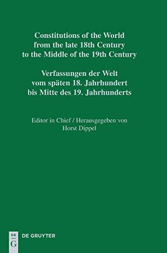 Constitutional Documents of Colombia and Panama 1793–1853 (Constitutions of the World from the late 18th Century to the Middle of the 19th Century)
